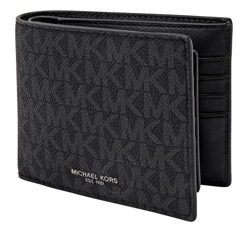 black mens michael kors wallet|Michael Kors Wallet with strap.